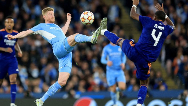 Bảng tỷ lệ kèo trận Manchester City vs Real Madrid